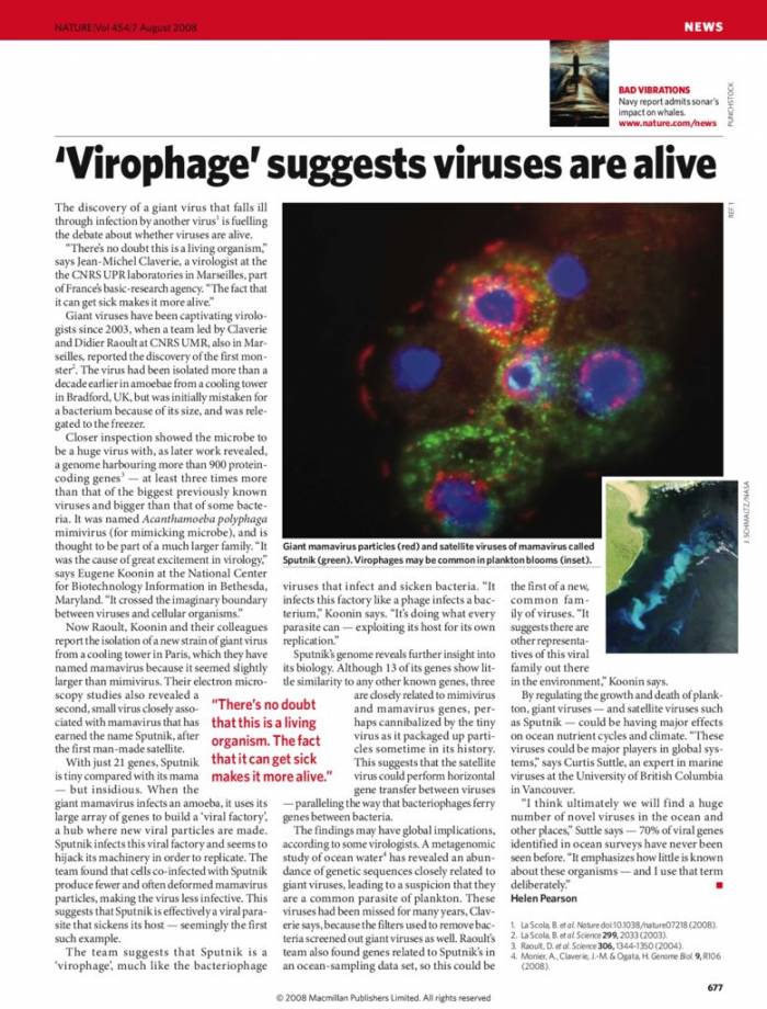 Are viruses living things?
