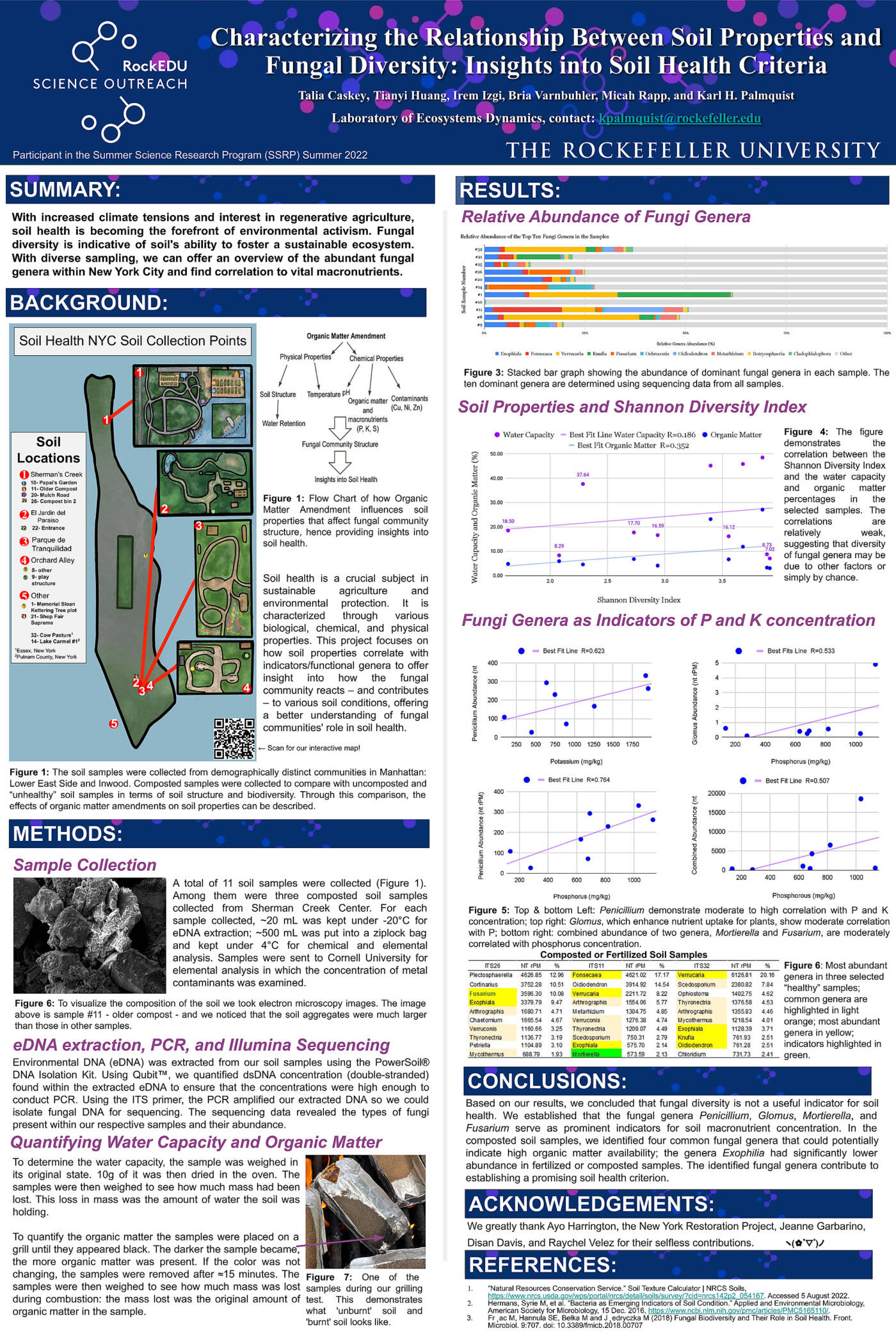 Characterizing The Relationship Between Soil Properties and Fungal Diversity: Insights Into Soil Health Criterion